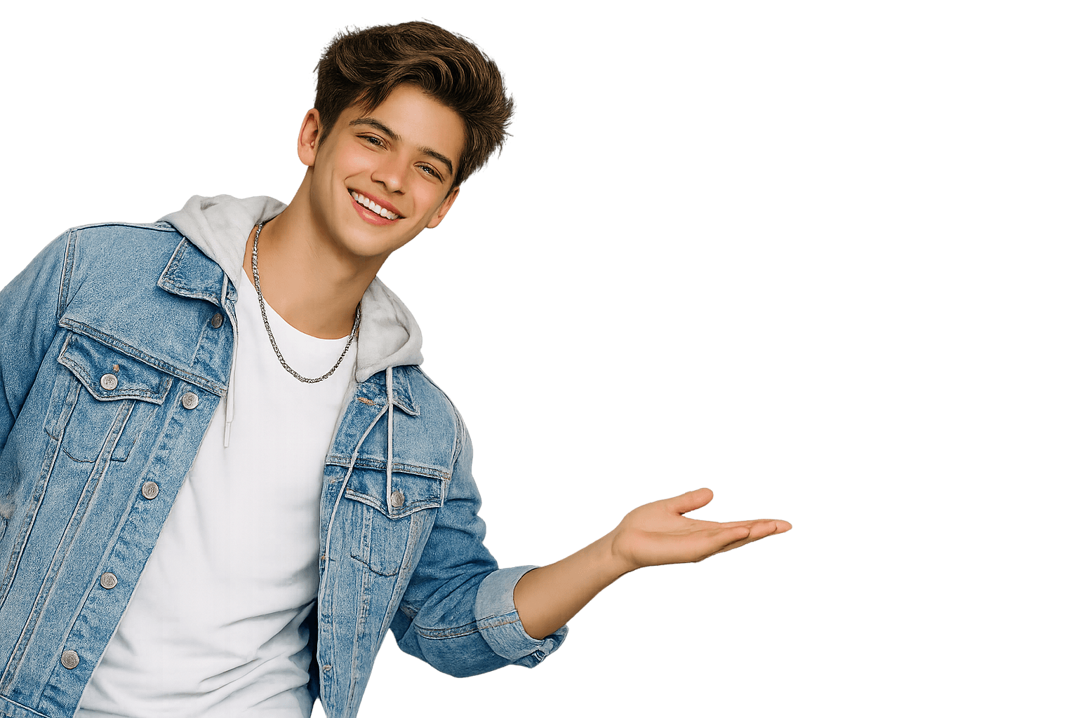 Courses section man cutout